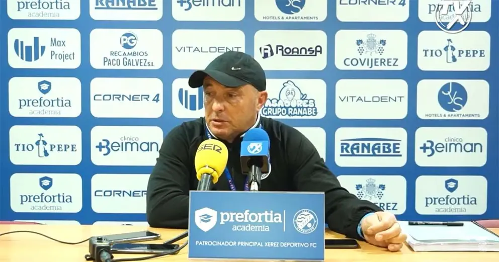 Josu Uribe en rueda de prensa 