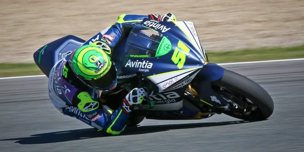 Enric Granada, piloto de MotoE