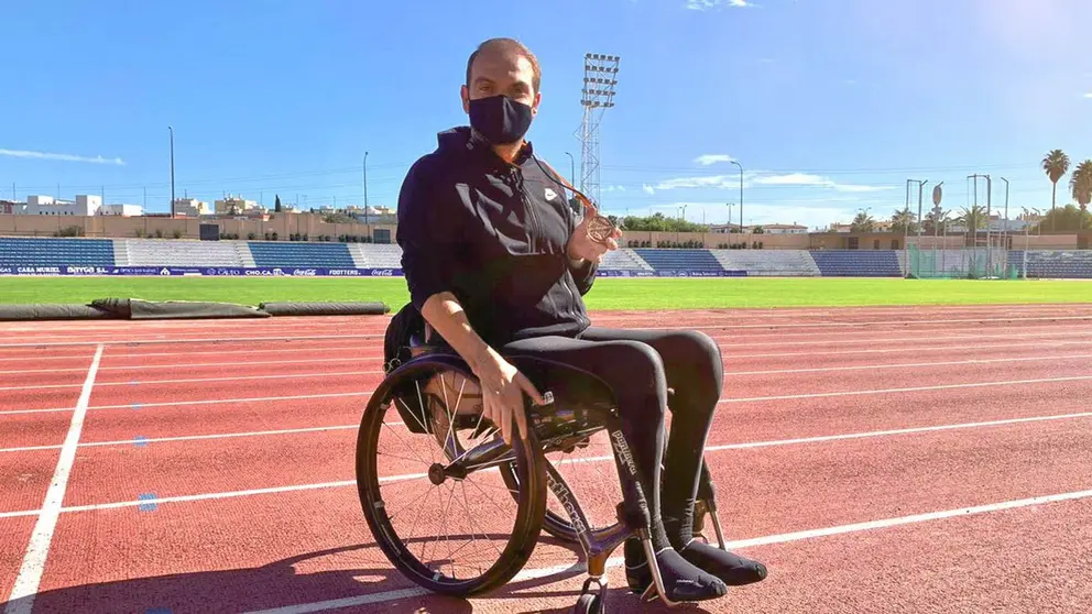 Francisco Zuasti, Subcampe&oacute;n de Espa&ntilde;a de Atletismo en 200 metros en Silla de Ruedas