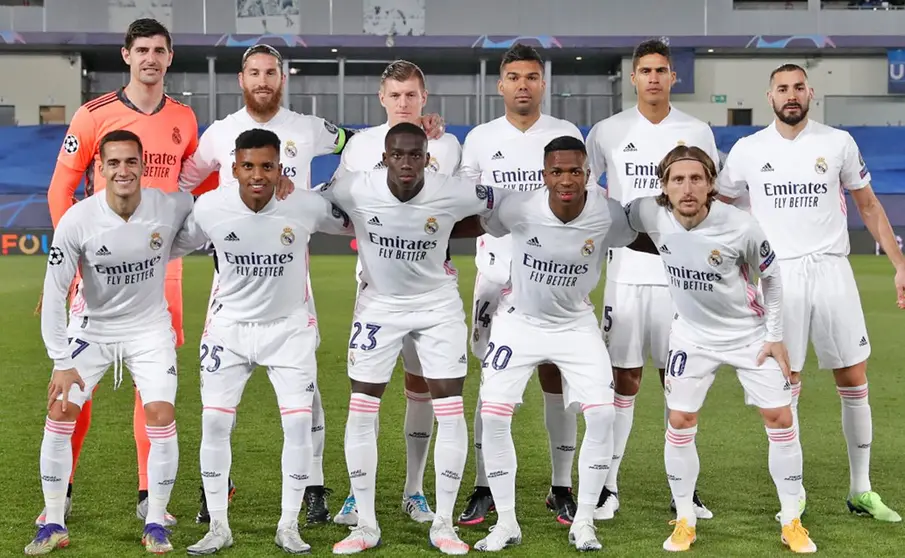 Once inicial del Real Madrid vs M&ouml;nchengladbach