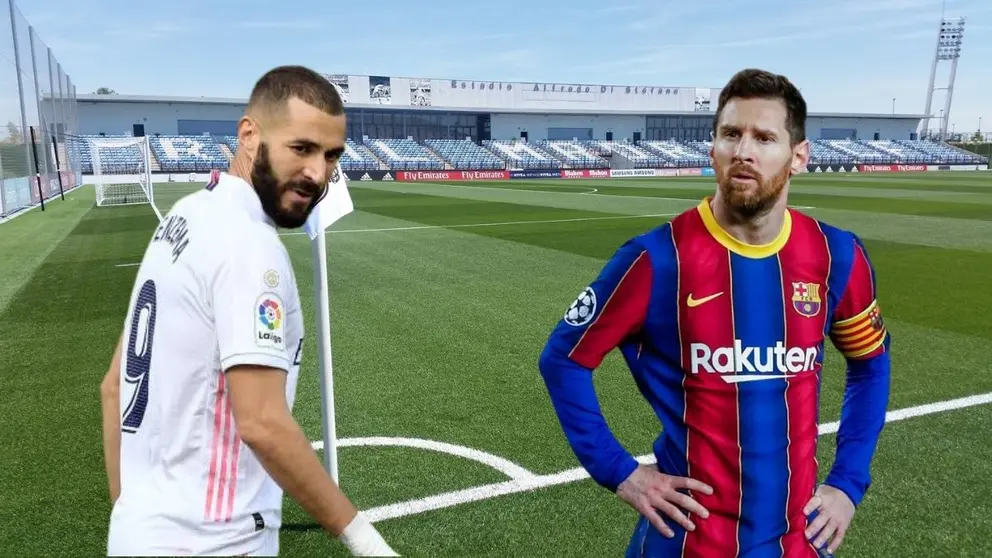 Karin Benzema Lionel Messi FC Barcelona Real Madrid El Clasico