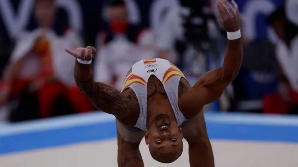 El gimnasta espa&ntilde;ol Ray Zapata ha logrado la medalla de plata en Tokio