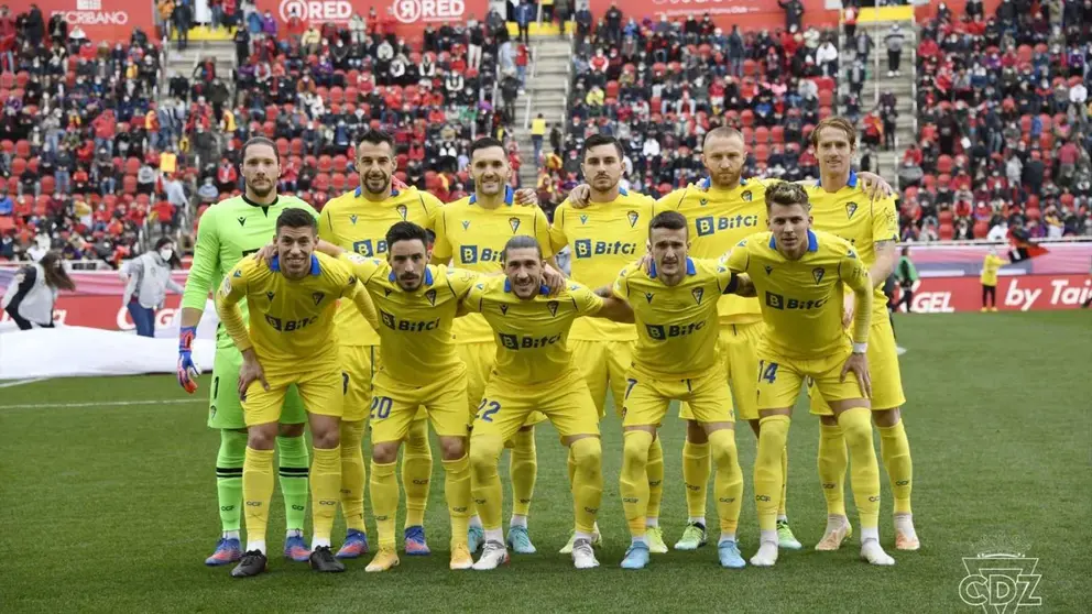 Once del C&aacute;diz CF escogido por Sergio Gonz&aacute;lez para enfrentarse al RCD Mallorca