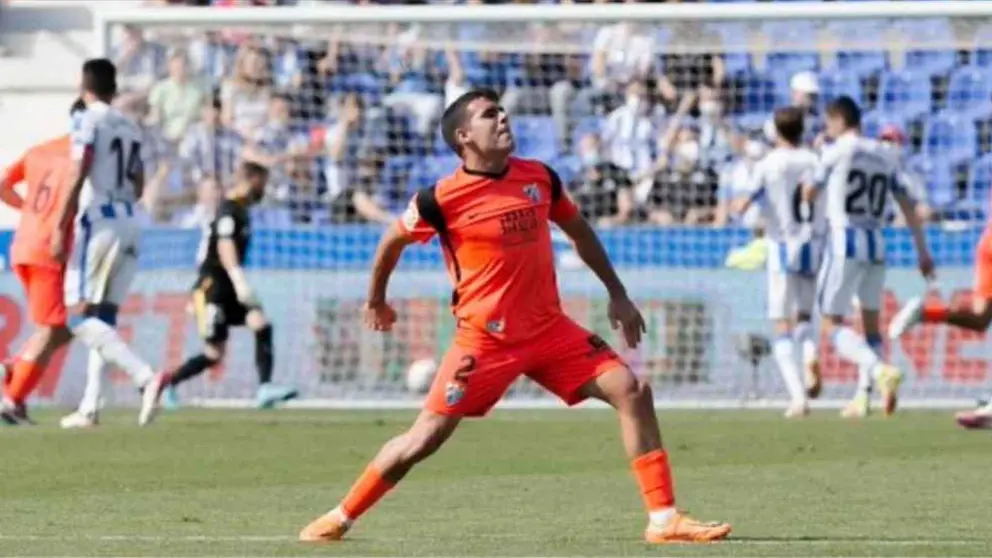 CD Legan&eacute;s 0-3 M&aacute;laga CF. Estadio Municipal Butarque. LaLiga Smartbank 2021/2022