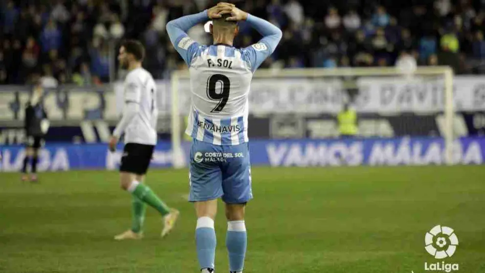 M&aacute;laga CF 0 - 1 Racing de Santander. Estadio La Rosaleda