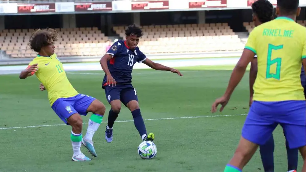 Brasil y Rep&uacute;blica Dominicana sub20 en Chap&iacute;n | Foto: Teresa Salas