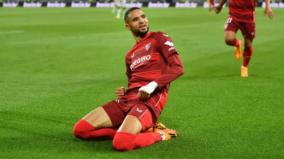 Gol de En-Nesyri en el Juventus - Sevilla FC | Foto: Europa League