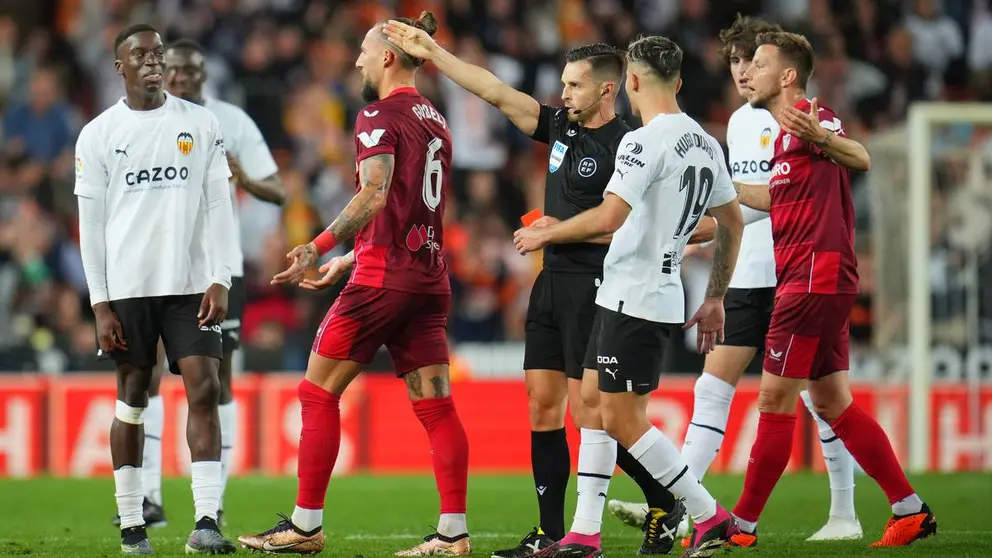 Imagen del Sevilla FC - Valencia CF de la pasada temporada en LaLiga