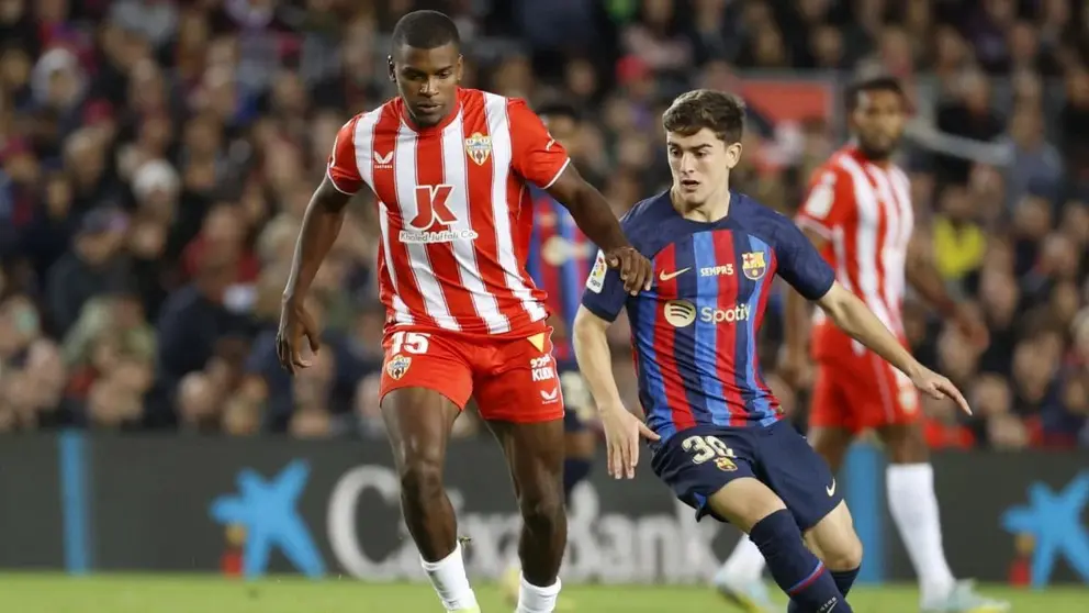 Sergio Akieme podr&iacute;a salir de la UD Almer&iacute;a en los pr&oacute;ximos d&iacute;as