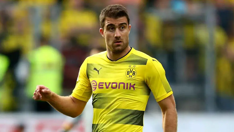 Sokratis durante su etapa en el Borussia Drtmund