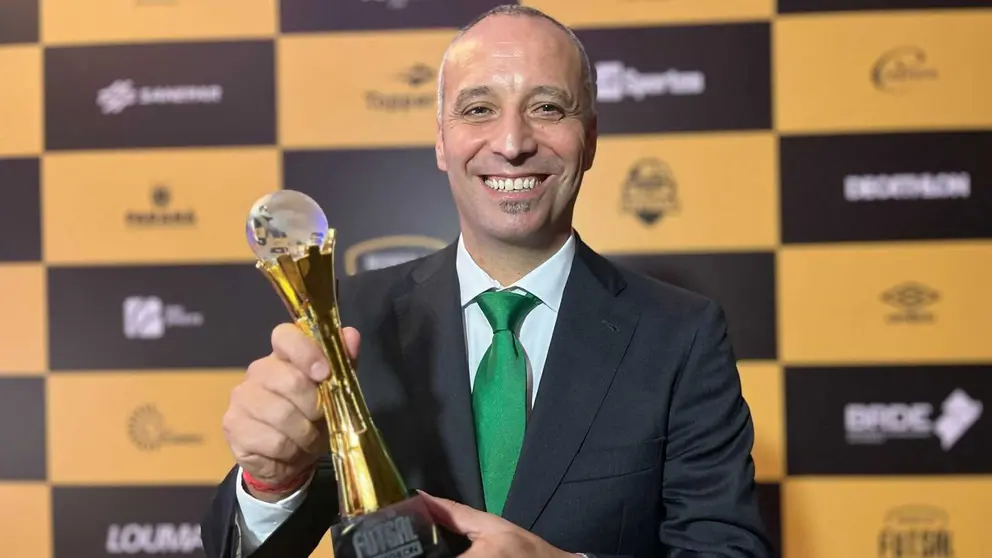 Antonio Vadillo, mejor entrenador de f&uacute;tbol sala del mundo