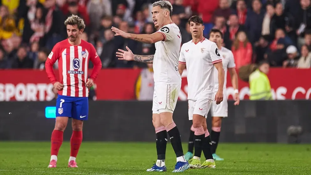 Lucas Ocampos en el Sevilla FC - Atl&eacute;tico de Madrid | Salvador L&oacute;pez Medina para El MIRA