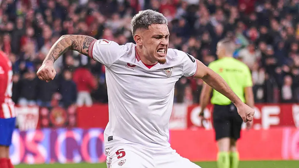 Lucas Ocampos en el Sevilla FC - Atl&eacute;tico de Madrid | Salvador L&oacute;pez Medina para El MIRA