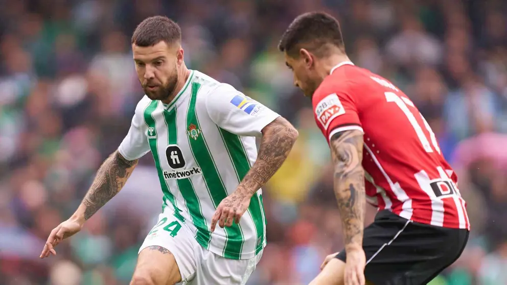 Aitor Ruibal y Yuri en el Real Betis - Athletic Club | Foto: RBB