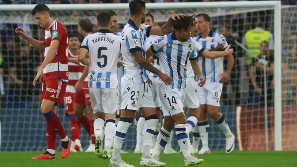 La Real Sociedad venci&oacute; al Granada CF por 5-3 en la primera vuelta
