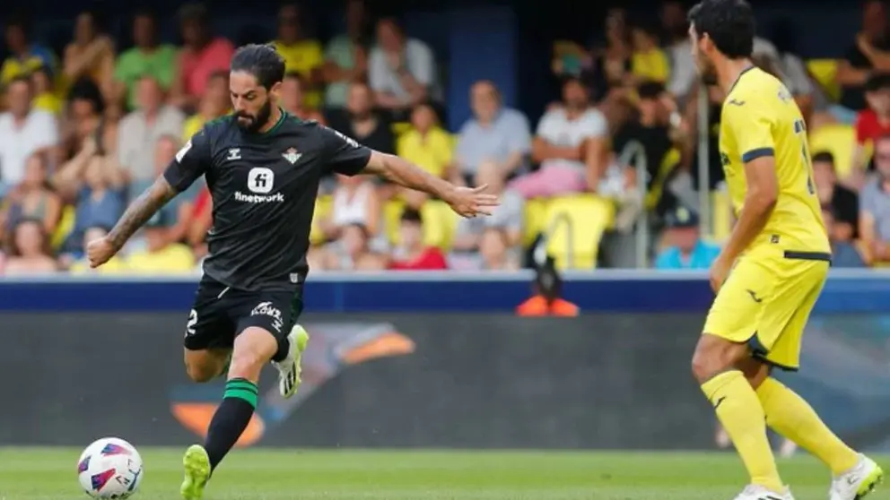 Isco Alarc&oacute;n en el partido de la primera vuelta entre el Real Betis y el Villarreal CF