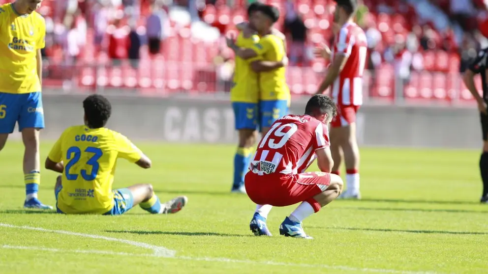Imagen del partido de la primera vuelta entre la UD Almer&iacute;a y la UD Las Palmas