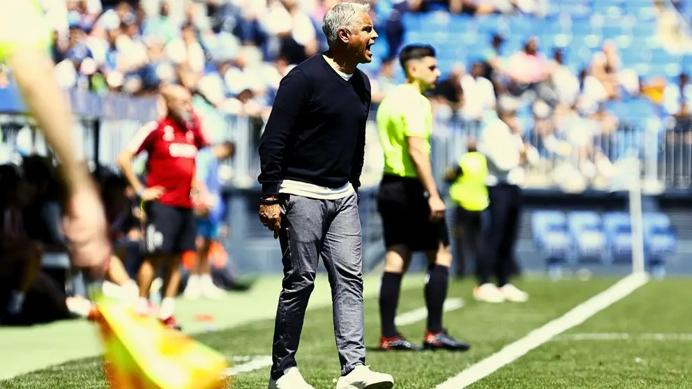 Sergio Pellicer durante el M&aacute;laga CF 0-0 Real Murcia