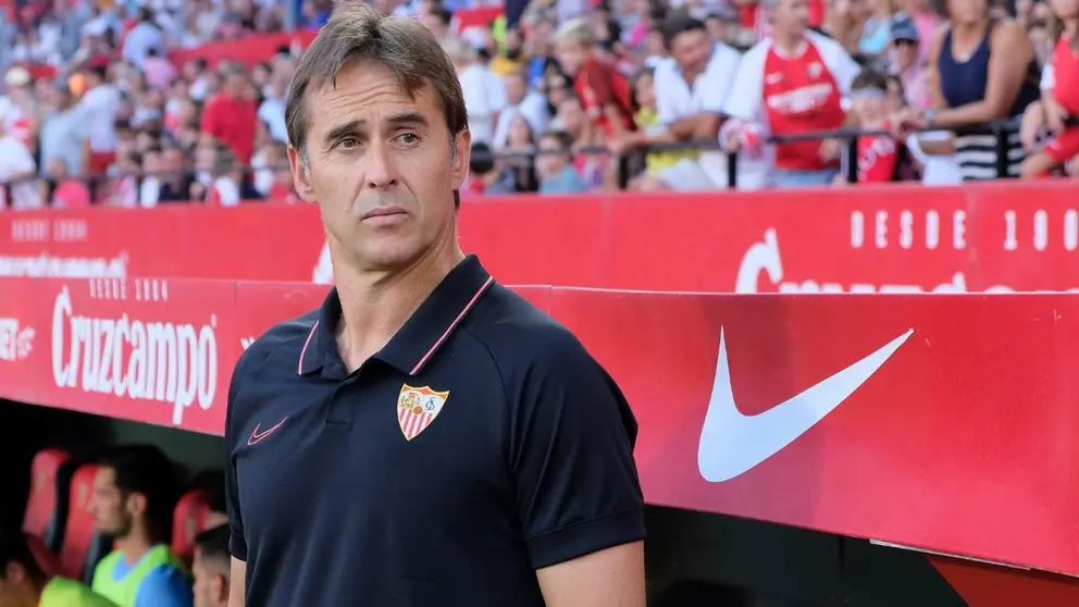 Julen Lopetegui durante su etapa en el Sevilla FC
