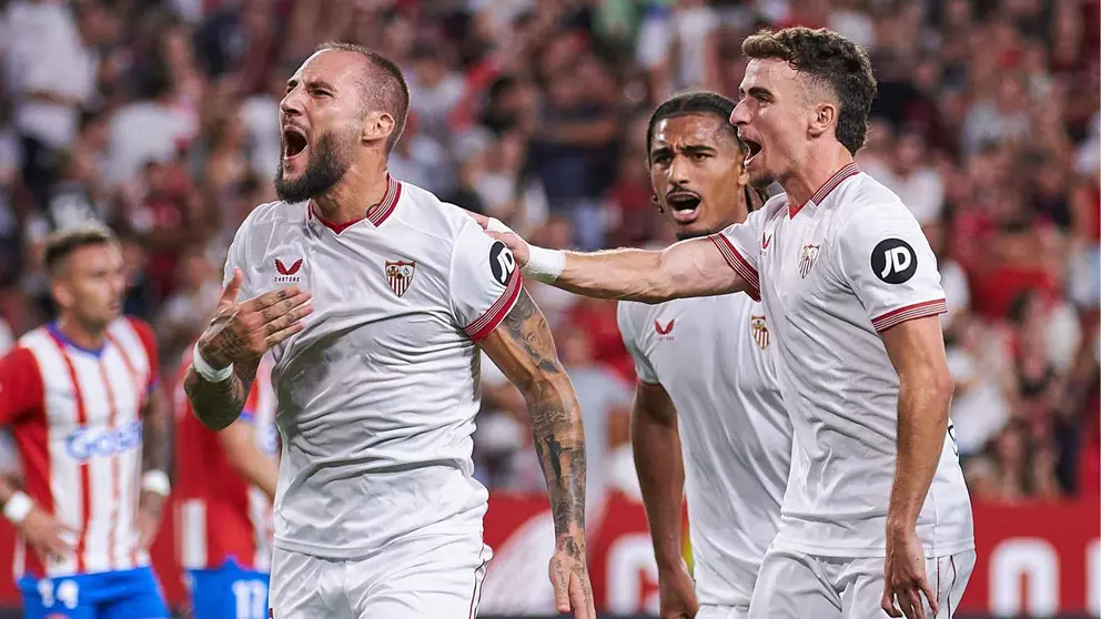 Gol de Gudelj en el Sevilla FC - Girona | Salvador L&oacute;pez Medina para El MIRA