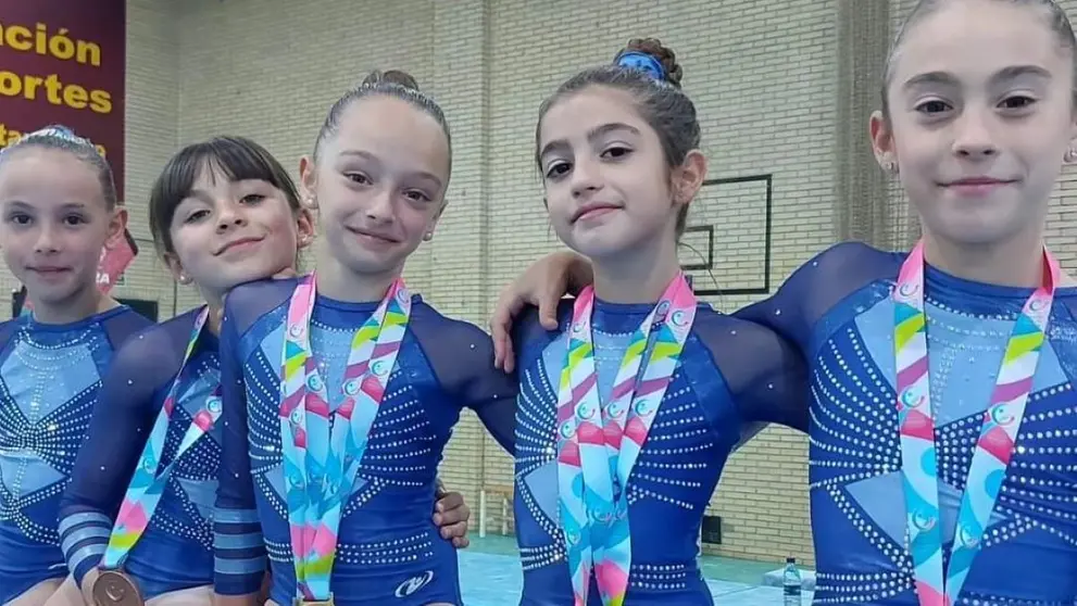 Gimnastas del Club La Barca-Jerez