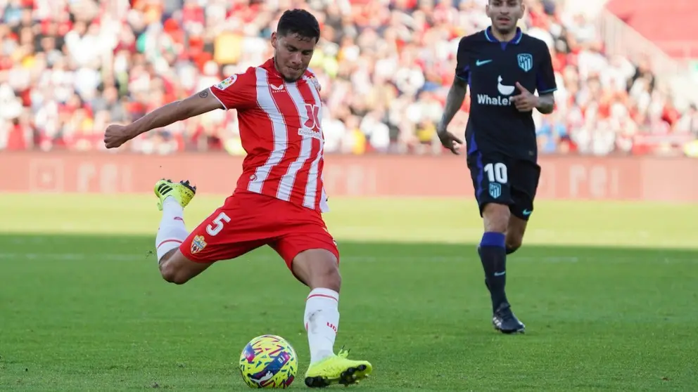 Lucas Robertone en el UD Almer&iacute;a - Atl&eacute;tico de Madrid