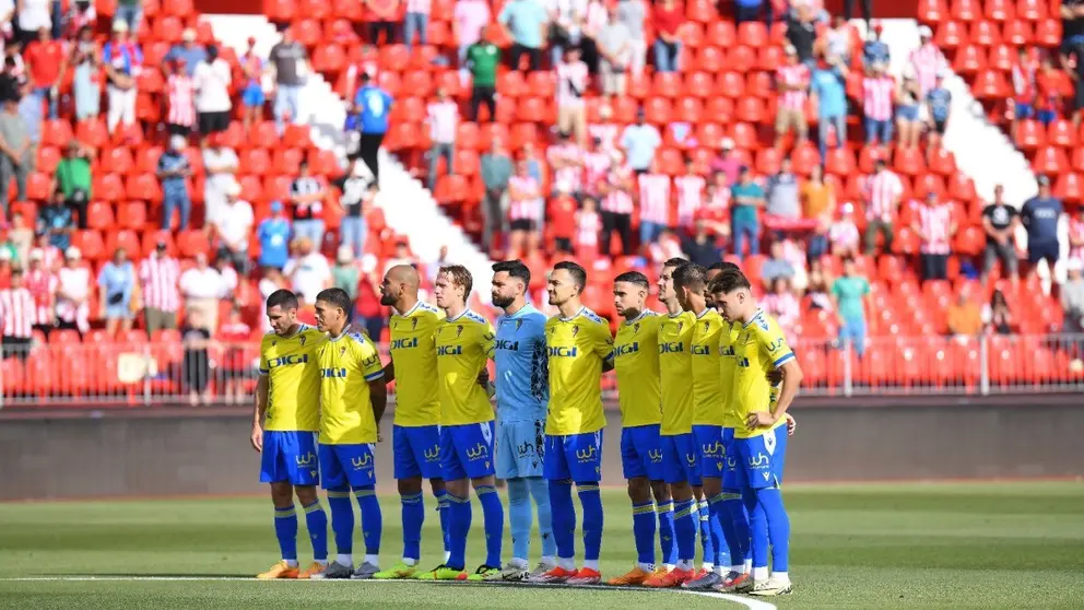 Once titular del C&aacute;diz CF en el partido ante la UD Almer&iacute;a