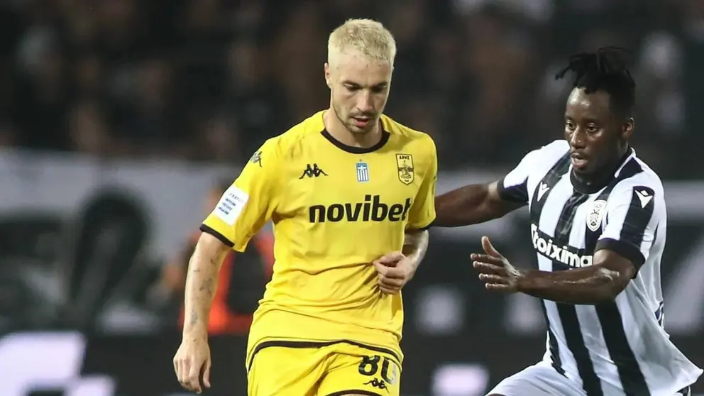 Loren Mor&oacute;n, delantero del Aris Sal&oacute;nica que podr&iacute;a fichar por el C&aacute;diz CF