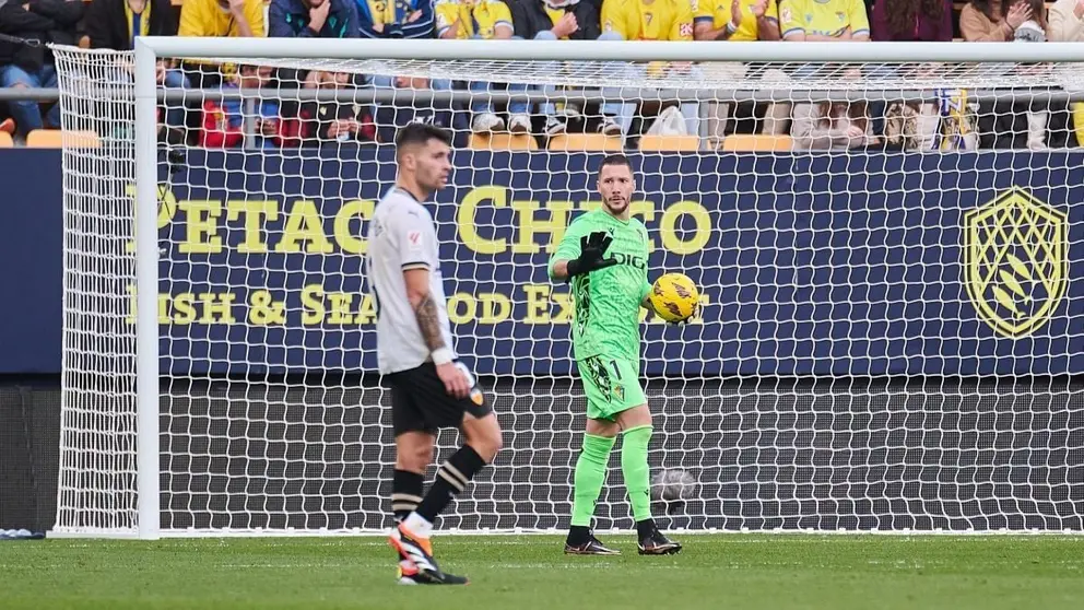 Conan Ledesma en el C&aacute;diz CF - Valencia CF | Salvador L&oacute;pez Medina para El MIRA