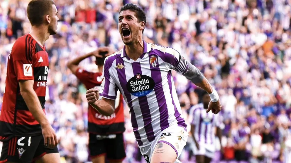 Sergio Escudero, lateral izquierdo del Real Valladolid que podr&iacute;a fichar por el C&aacute;diz CF