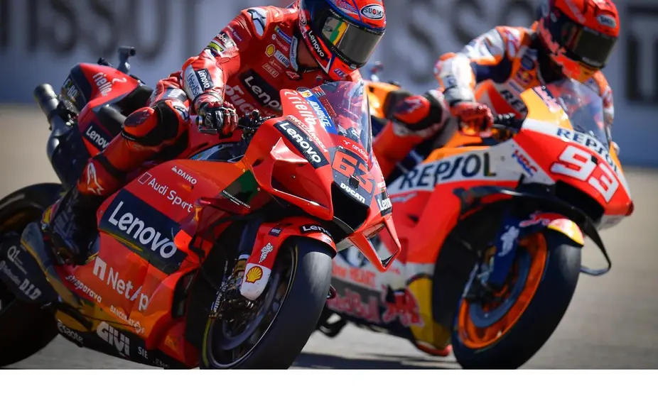 Motogp.com | Pecco Bagnaia y Marc M&aacute;rquez