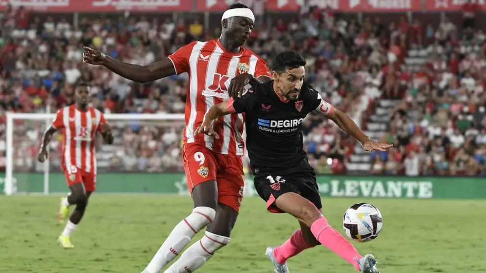 Umar Sadiq en un UD Almer&iacute;a - Sevilla FC