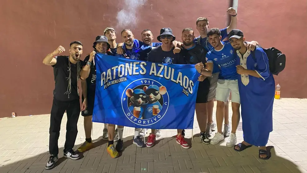 Celebraci&oacute;n del Xerez DFC junto a los aficionados