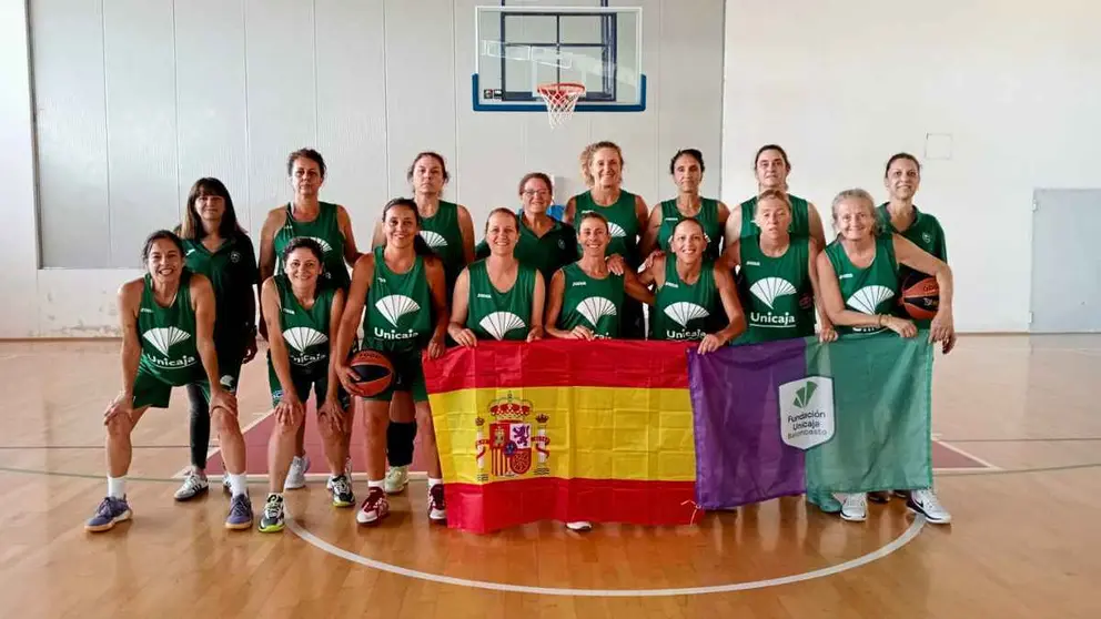 El Unicaja de M&aacute;laga +50 femenino, quintas del XXII Campeonato de Europa FIMBA Maxibasketball