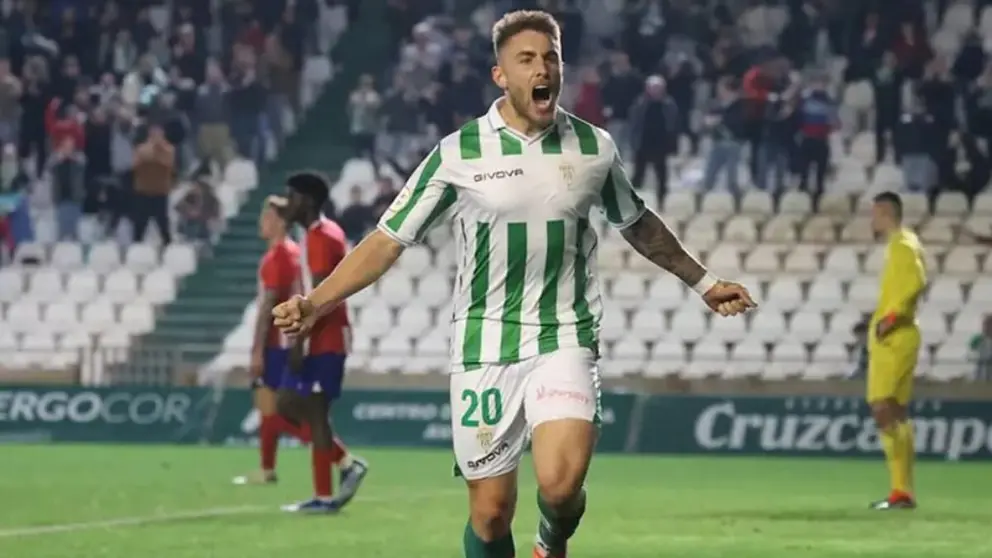 Antonio Casas, delantero del C&oacute;rdoba CF cuyo futuro apunta a Portugal