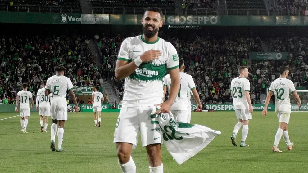 Mourad El Ghezouani, delantero del Elche CF que podr&iacute;a recalar en las filas del C&oacute;rdoba CF