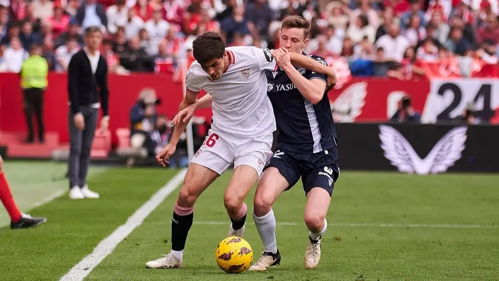 Juanlu S&aacute;nchez en el Sevilla FC - Real Sociedad | Salvador L&oacute;pez Medina para El MIRA