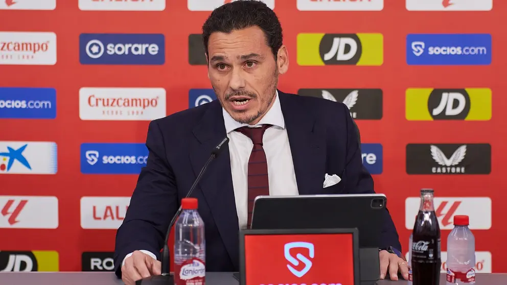 Jos&eacute; Mar&iacute;a del Nido Carrasco en su presentaci&oacute;n como nuevo presidente del Sevilla FC | Salvador L&oacute;pez Medina para El MIRA