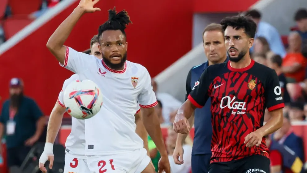 Chidera Ejuke en el RCD Mallorca - Sevilla FC