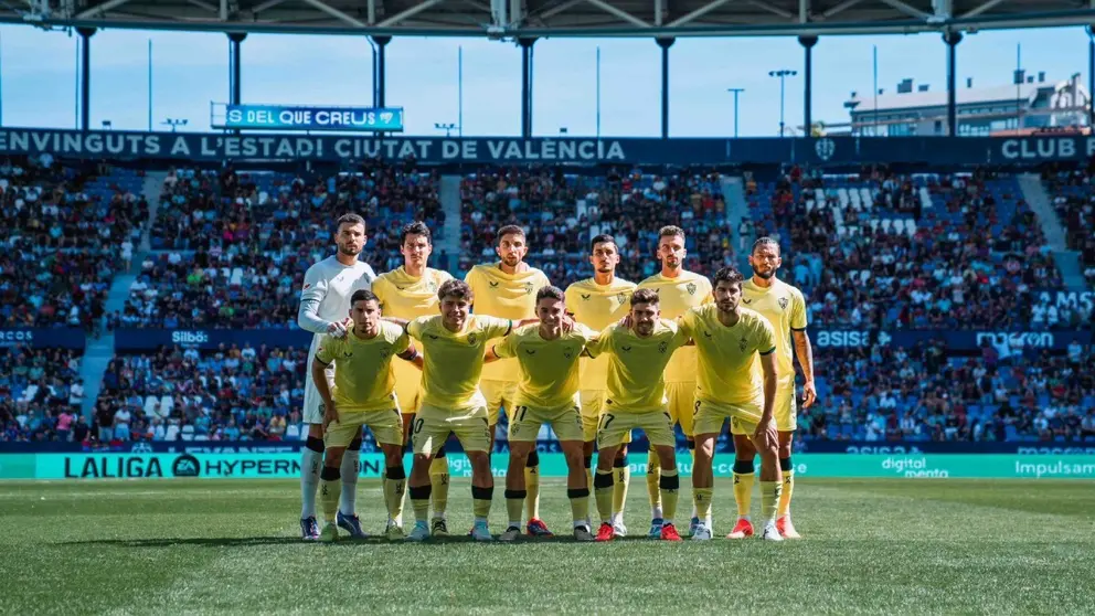 Once titular de la UD Almer&iacute;a ante el Levante UD | UDA