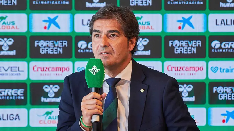 &Aacute;ngel Haro, presidente del Real Betis | Salvador L&oacute;pez Medina para El MIRA
