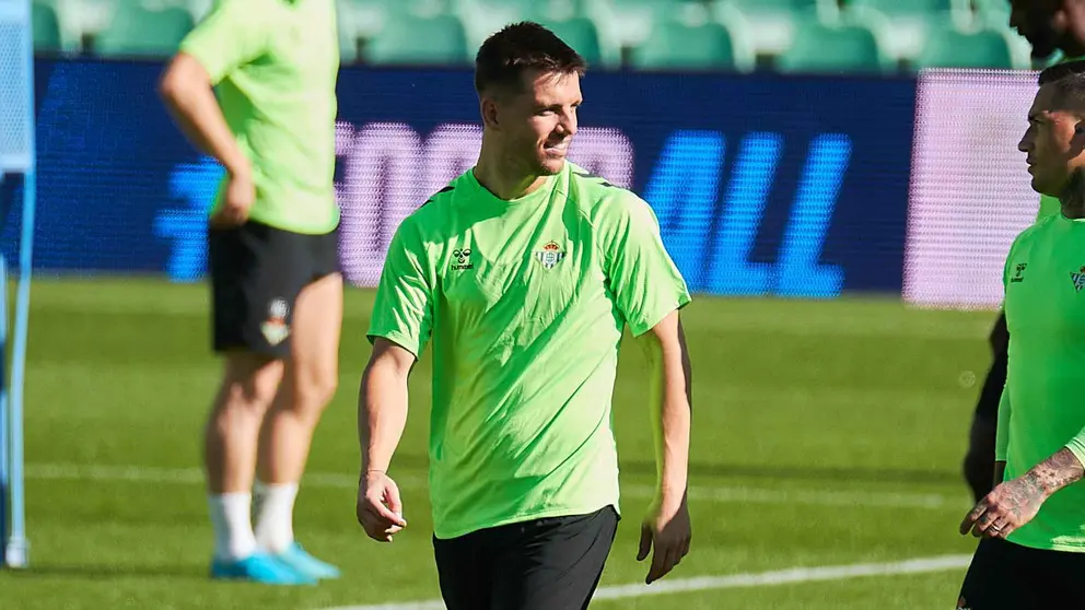 Lo Celso en el entrenamiento del Real Betis previo al Celje | Salvador L&oacute;pez Medina para El MIRA