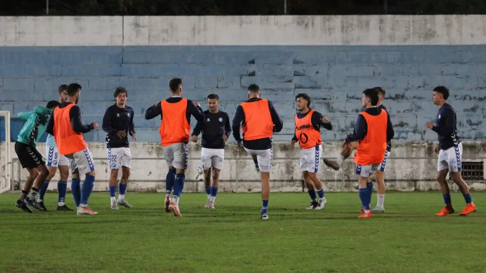 Xerez DFC durante el &uacute;ltimo partido en el Estadio Pedro S. Garrido Xerezdfc.com