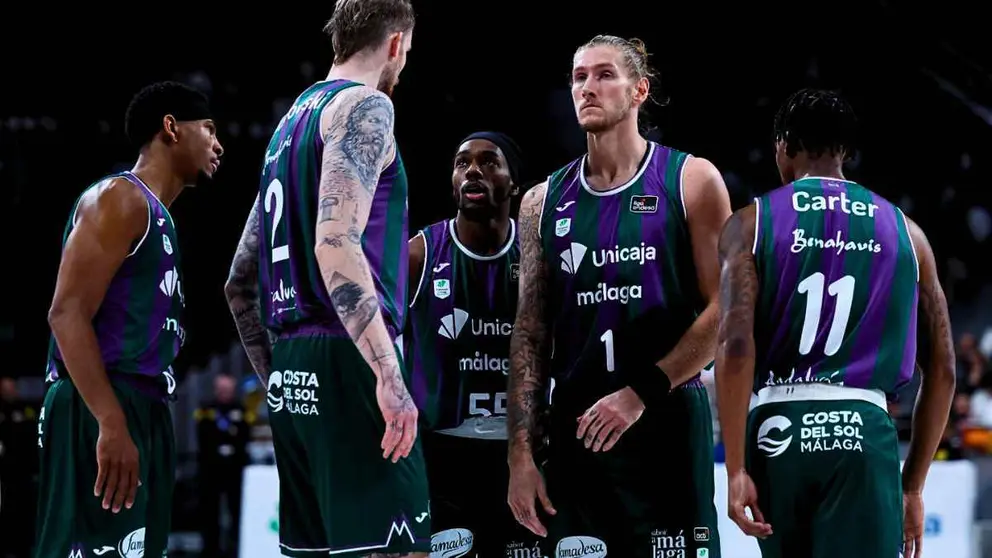 Dylan Osetkowski durante un partido con el Unicaja Baloncesto