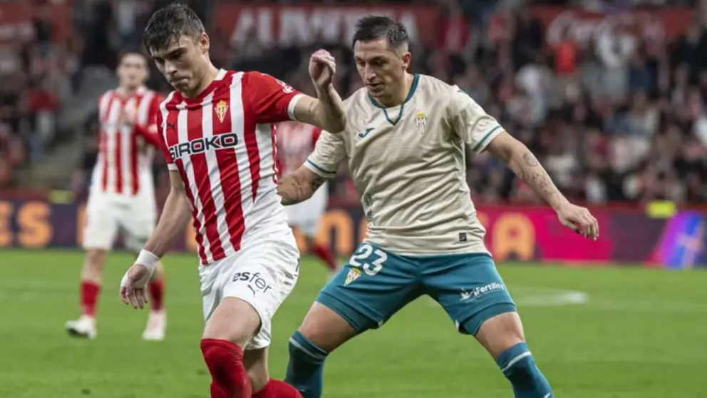 Cristian Carracedo en el Real Sporting - C&oacute;rdoba CF | LaLiga