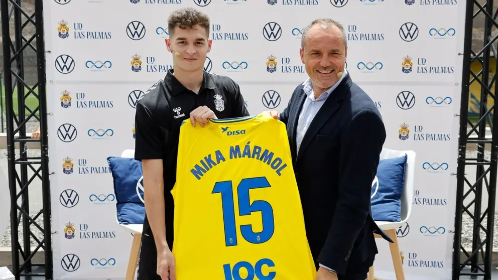 Mika M&aacute;rmol cerr&oacute; su fichaje por la UD Las Palmas en el verano de 2023 | UDLP