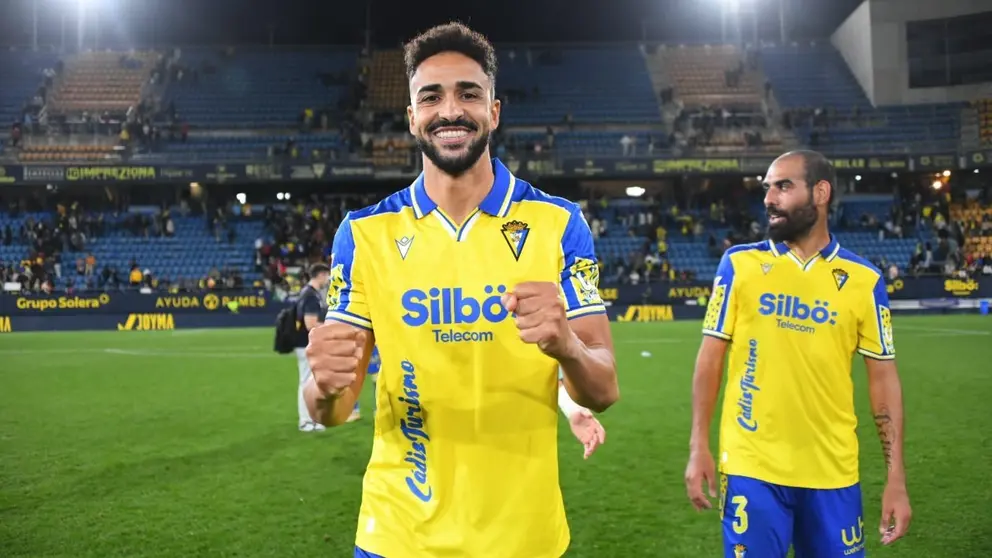 Chris Ramos tras la victoria del C&aacute;diz CF ante el FC Cartagena | CCF