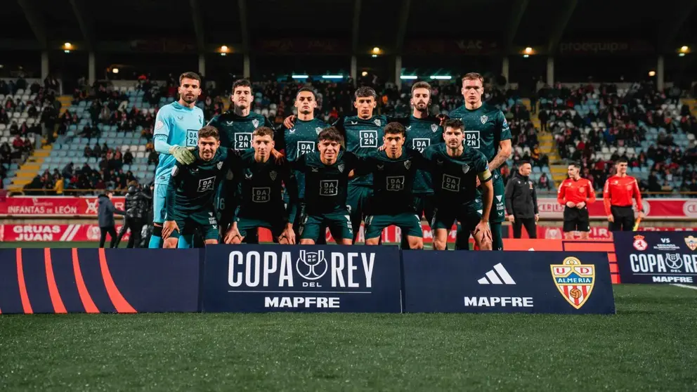 Once titular de la UD Almer&iacute;a ante la Cultural Leonesa en la Copa del Rey | UDA