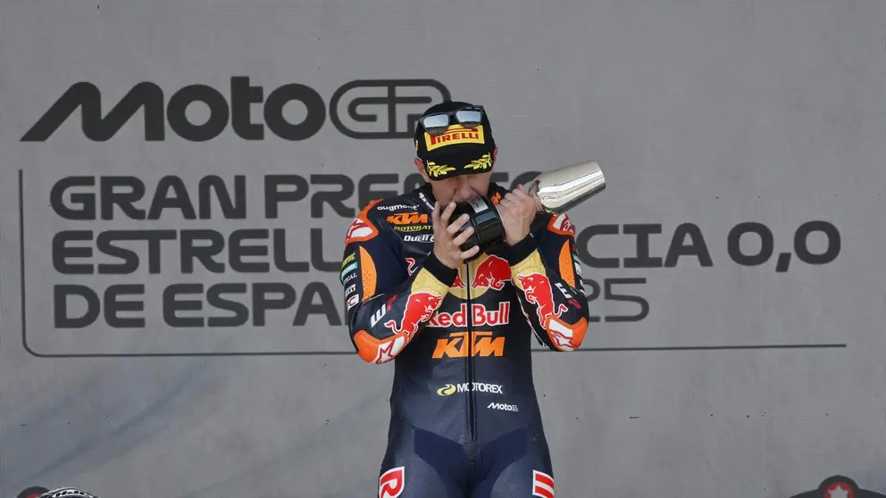 Victoria de Jos&eacute; Antonio Rueda en Moto3 en el Gran Premio de Espa&ntilde;a 2025 | Cristo Garc&iacute;a