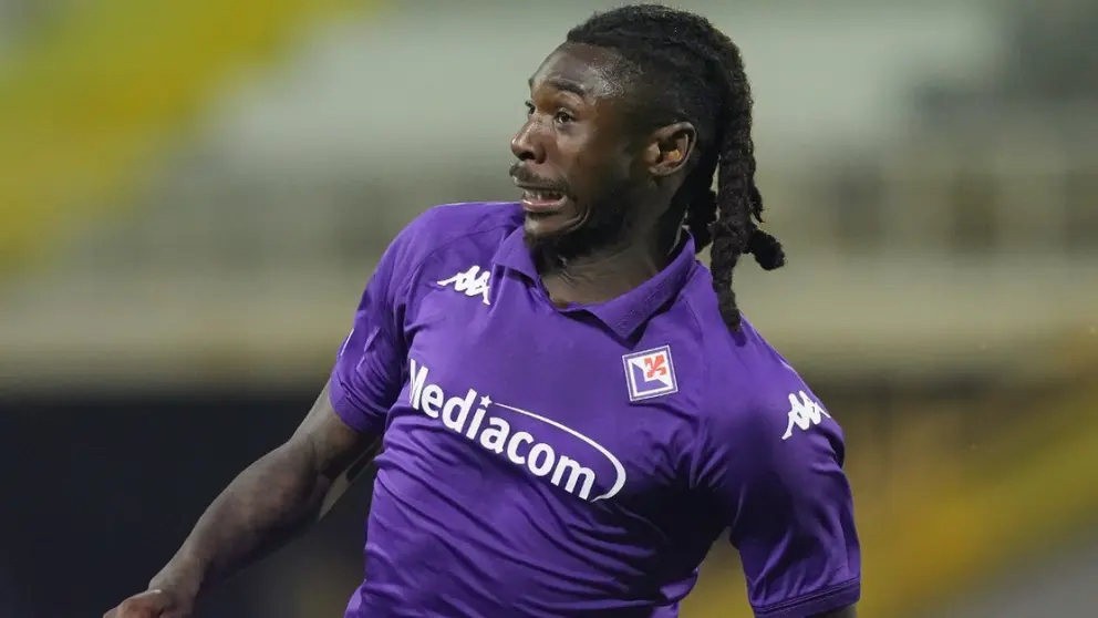 Moise Kean, delantero de la Fiorentina | ACF